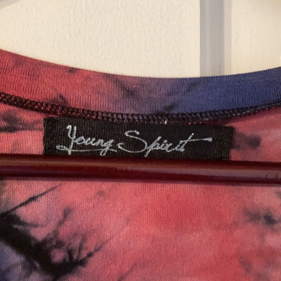 Cotton rayon jersey tie dye boho dress O/S - Picture 3 of 8